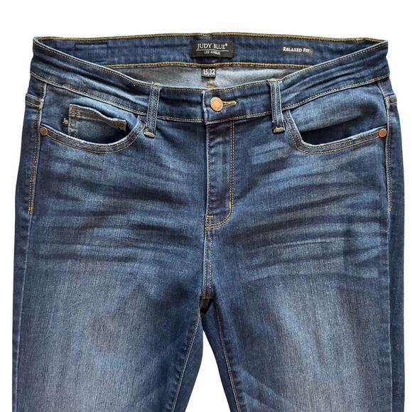 Judy Blue Jeans Womens Sz 15/32 15 32 Blue Skinny Relaxed Fit Stretch High Rise - Picture 2 of 13